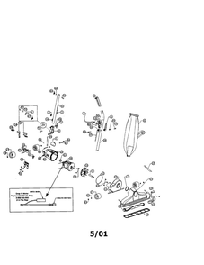 Part Location Diagram of 1-801314-600 Dirt Devil Grip